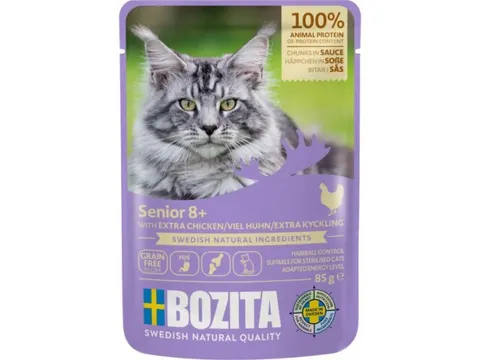 Karma dla kota BOZITA senior 8+ z ekstra kurczakiem 85g