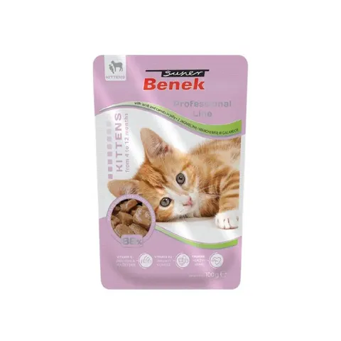 Karma mokra Super Benek Cat Jagnięcina i Marchew 100g