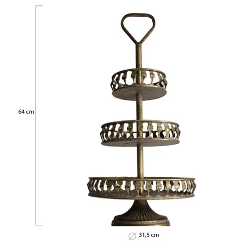 Etażerka Metal Fi31,5*64 Cm 46032-123