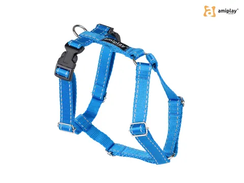 Amiplay szelki reg guard reflective l niebieski