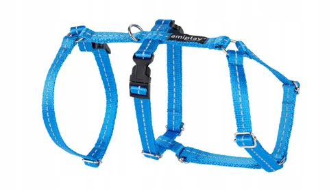 Amiplay szelki reg safety reflective S niebieski