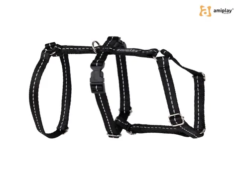 Amiplay szelki reg safety reflective m czarny