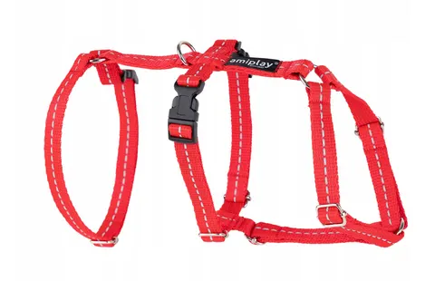 Amiplay szelki reg safety reflective M czerwony