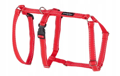 Amiplay szelki reg safety reflective L czerwony