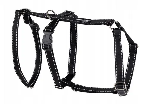 Amiplay szelki reg safety reflective xl Czarny