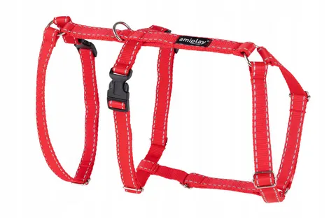 Amiplay szelki reg safety reflective XL czerwony