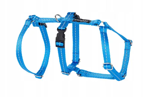 Amiplay szelki reg safety reflective XL niebieski