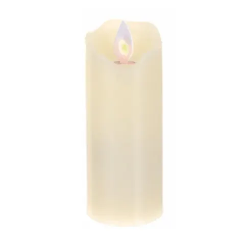Świeca LED z ruchomym płomieniem 12,5 cm biały