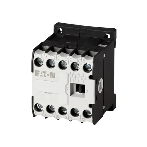 Stycznik miniaturowy mocy 3P 9A 4kW AC-3 400V, cewka 24VDC, styki pomocnicze: 1NC (0Z+1R), DILEM-01-G-EA(24VDC); 189986, EATON ELECTRIC