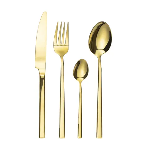 Komplet Sztućców 24el. Como Gold
