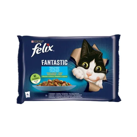 Karma Purina Flexi Fantastic Ryba+Warzywa 4x85g