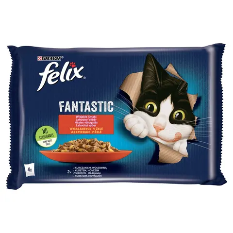 Karma Purina Flex Dla Kotów Wiejskie Smaki 4x85g