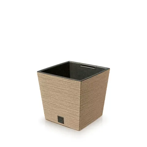 Doniczka ECO Wood Furu Square Low Naturo ECO 29,5 cm