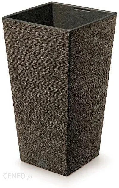 Prosperplast Doniczka Furu Square Eco Wood - Kawa Eco
