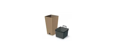 Doniczka plastikowa Furu Square Naturo ECO 20 cm