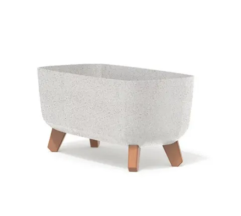 Osłonka plastikowa na nóżkach Gracia Case Biały ECO 40 cm