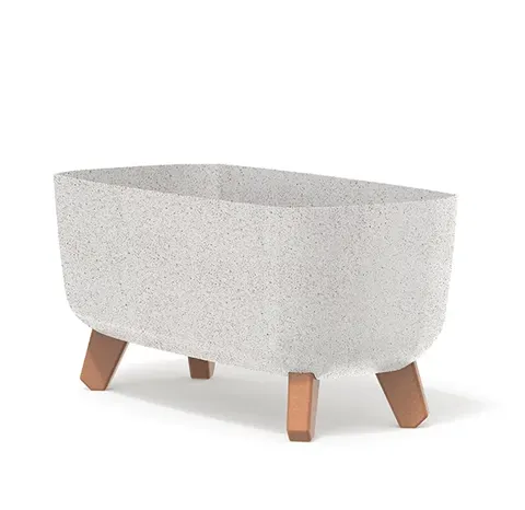 Osłonka plastikowa na nóżkach Gracia Case Biały ECO 58 cm