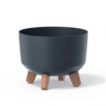 Osłonka plastikowa na nóżkach Gracia antracyt 24 cm