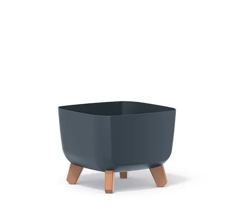 Osłonka ECO Wood na nóżkach Gracia Square antracyt ECO 24 cm