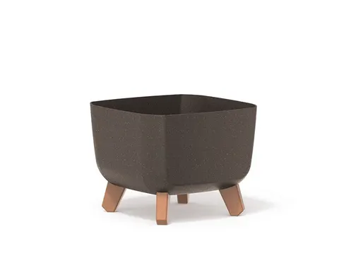 Osłonka ECO Wood na nóżkach Gracia Square Kawa ECO 24 cm