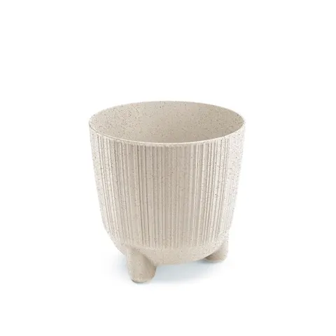 Osłonka plastikowa Ryfo N Eco Wood Biała 14,5 cm