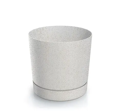 Doniczka ECO Wood TUBO P Biały ECO 33,8 cm