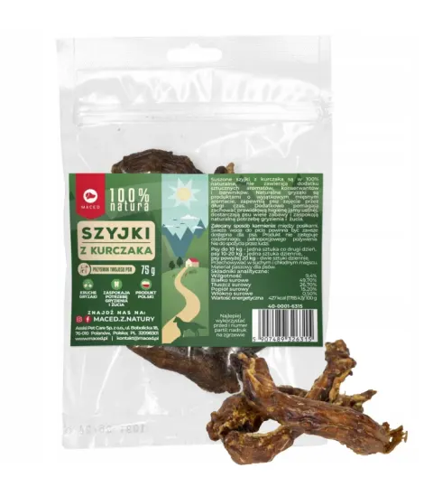 Maced Przysmak 100% Natura Kurze Szyjki 75g