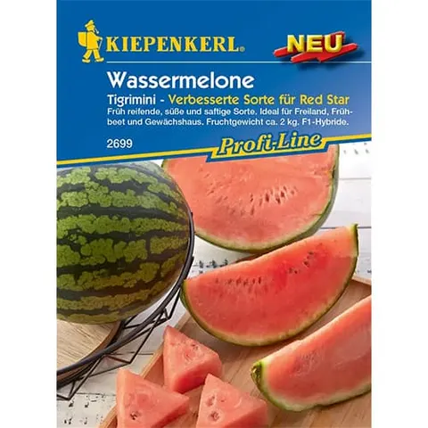 Arbuz "Tigrimini" F1 – nasiona Kiepenkerl