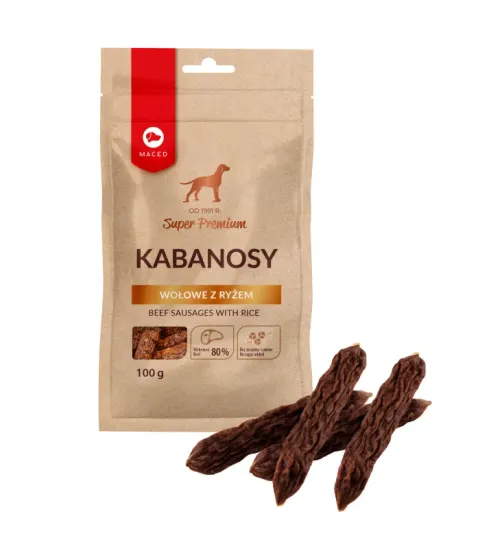 Maced Kabanosy Wołowe Z Ryżem 100g