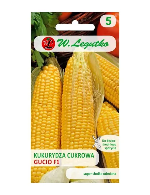 Kukurydza cukrowa Gucio F1 nasiona 10g - W. Legutko