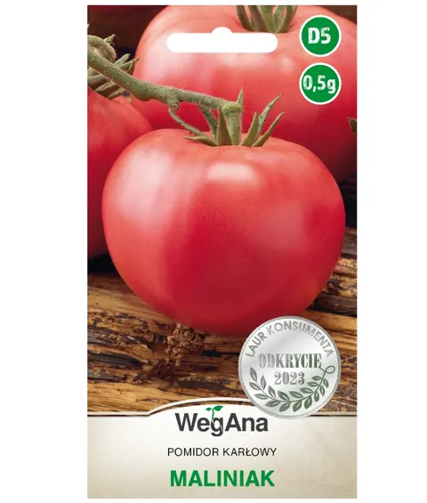 Nasiona pomidor MALINIAK 0,5G WEGANA
