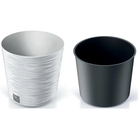 PROSPERPLAST Doniczka FURU Round - biały DFR250