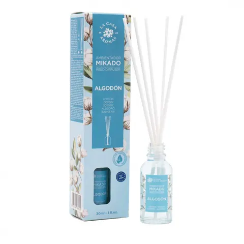 LA CASA DE LOS AROMAS Patyczki zapachowe BAWEŁNA, 30 ml