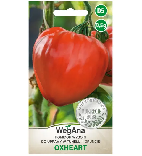Nasiona pomidor Oxheart 0,5g Wegana
