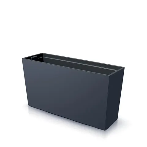 Doniczka Urbi Case Middle - Antracyt