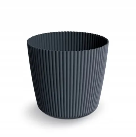 Doniczka Milly Round antracytowa DMI200-S433 Prosperplast