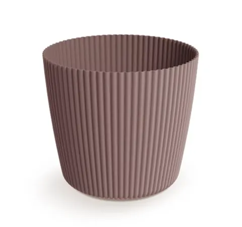 Doniczka plastikowa Milly Round Marsala 29,2 cm