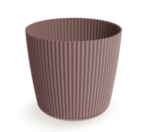 Doniczka plastikowa Milly Round Marsala 34,2 cm