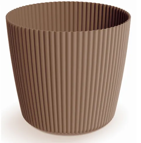 Doniczka plastikowa Milly Round Rustykalna Cegła 35 cm