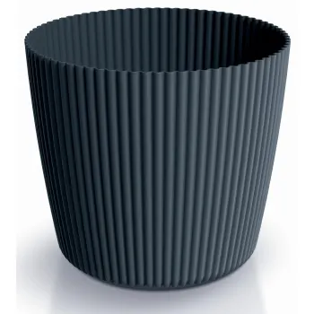 Doniczka plastikowa Milly Round Antracyt 35 cm