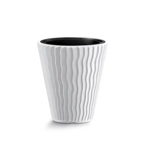 Doniczka plastikowa Sandy Biała 39 cm