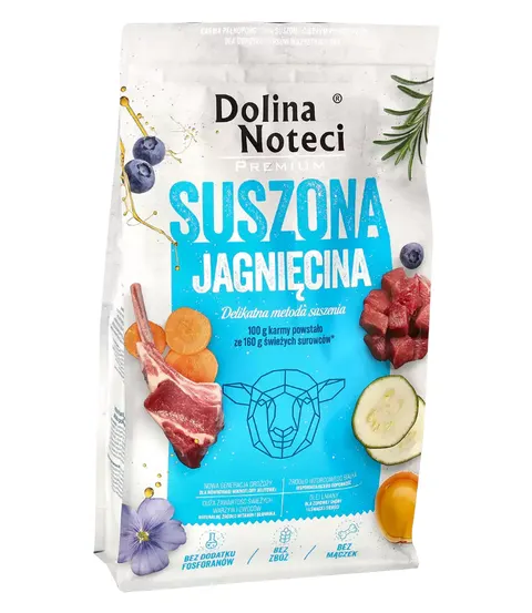 Karma Dolina Noteci Premium Jagnięcina Suszona 9kg