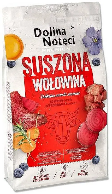 Karma sucha Dolina Noteci Wołowina 9kg
