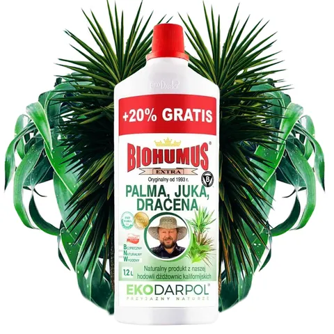 Ekodarpol Biohumus Extra Palma Juka 1l+20% Gratis