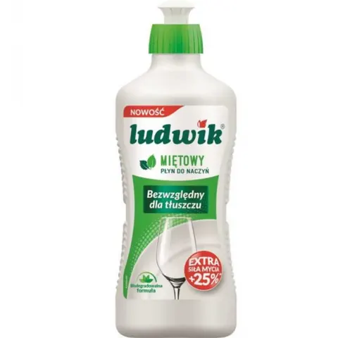 LUDWIK Płyn do mycia naczyń MIĘTOWY, 450 g