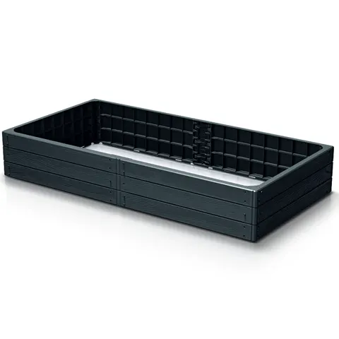 Prosperplast Rabata Grządka Base Woody Antracyt IBWR-S433