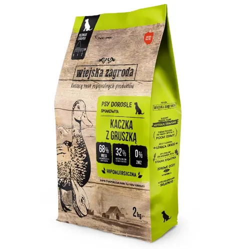 Sucha karma Wiejska Zagroda Kaczka z Gruszką 2 kg