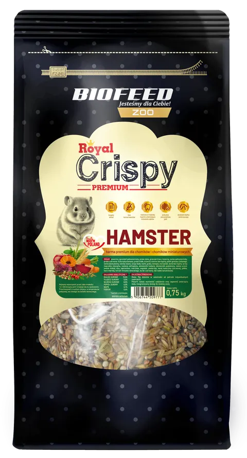 Royal Crispy Premium Hamster 0,75 kg
