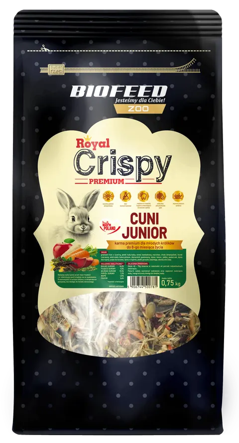 Royal Crispy Premium Cuni Junior 0,75kg