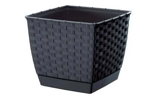 Doniczka RATOLLA Square DRLK145 antracyt 14,5 cm
